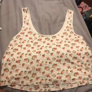 Forever 21 Crop Patterned Tank top